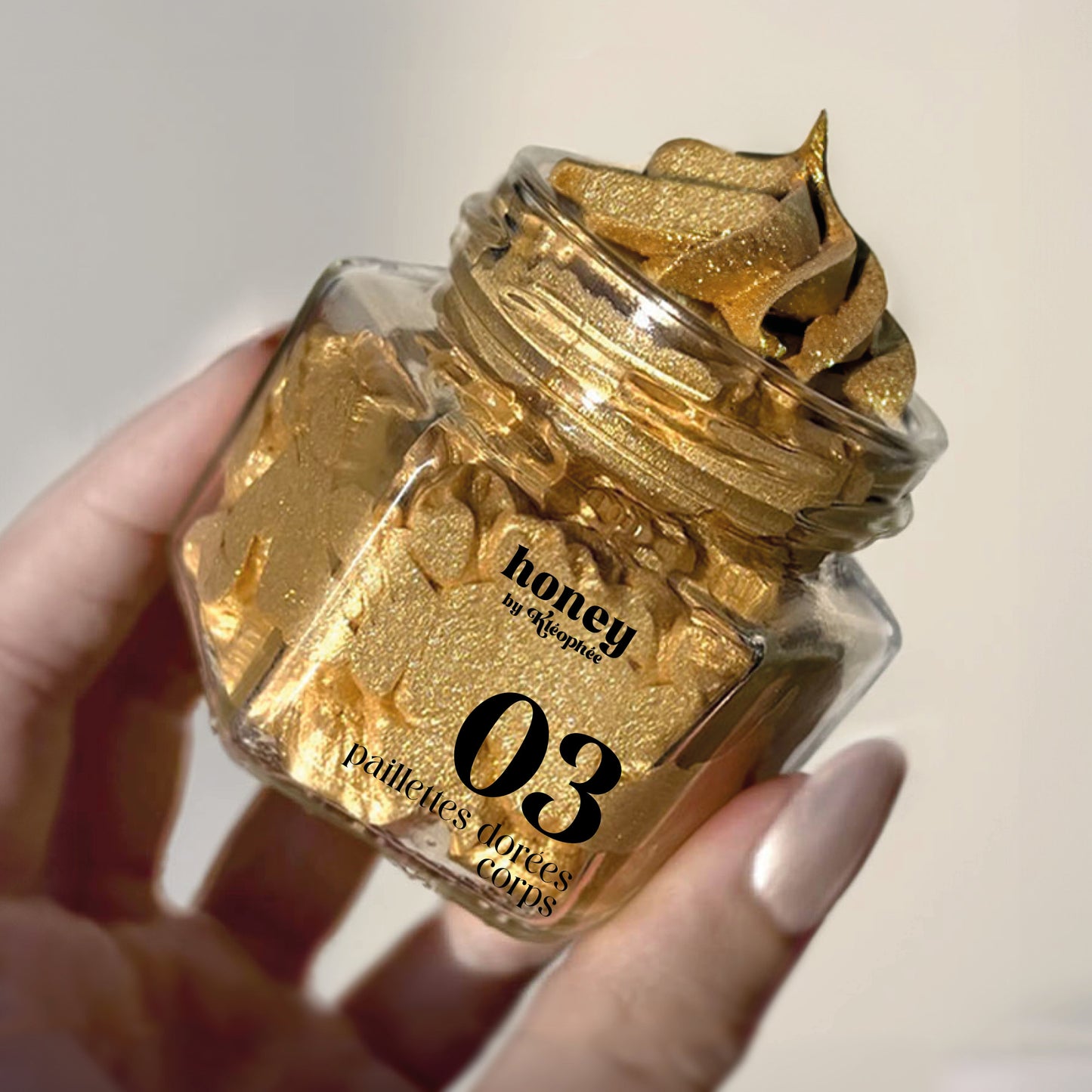 PAILLETTES POUR LE CORPS Dorées